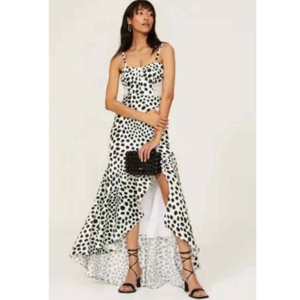 PatBO BOSSA LACE TRIM CORSET MAXI DRESS SIZE 0